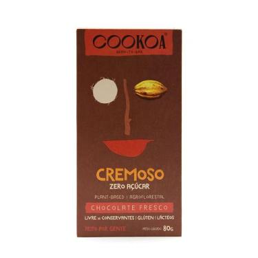 Imagem de Chocolate Cremoso Sem Açúcar Cookoa 80g