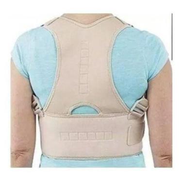 Imagem de Cinta Colete  Bege Postural Com Regulagem Coluna - Não Informada, M