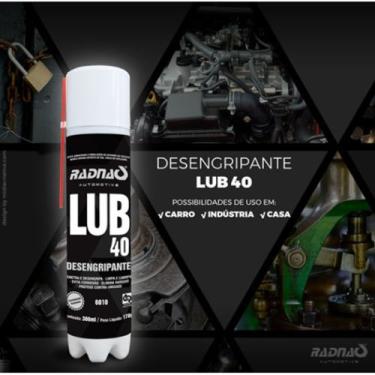 Imagem de Óleo Desengripante Lubrificante Spray Lub40 300ml - RADNAQ 