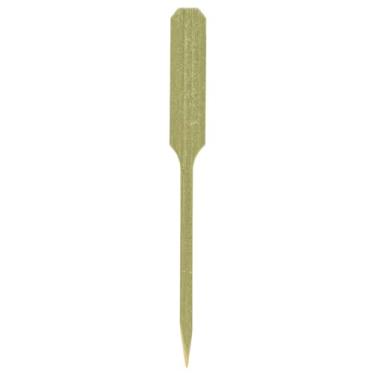 Imagem de Restaurantware Espetos de bambu de 9,5 cm, 1000 varas de bambu duráveis – palhetas de remo de bambu sustentáveis descartáveis com ponta afiada para churrascos, festas e buffets