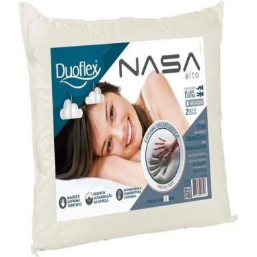 Imagem de Travesseiro Duoflex Nasa Alto Espuma Viscoelástica 50x70 cm, 1