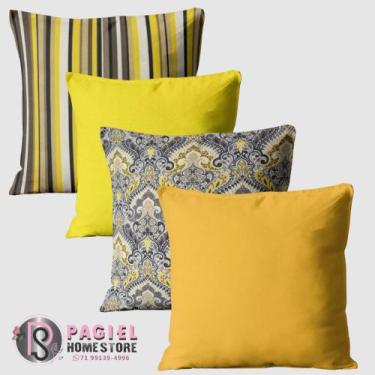 Imagem de Kit Com 4 Capas de almofada Belize 40cmx40cm - pagiel homestore