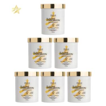 Imagem de Kit 6 Pó Descoloante Precision Platine White Dyusar 500g - Dyusar  Cos
