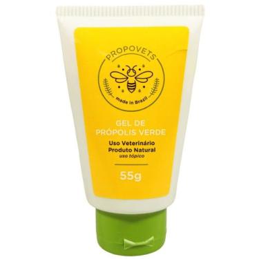 Imagem de Gel Natural Propovets Própolis Verde Cães Gatos Equinos 55g - Vetsense