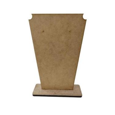 Imagem de Expositor Display de Madeira Busto Mini Colares e Brincos - Arte Magaz