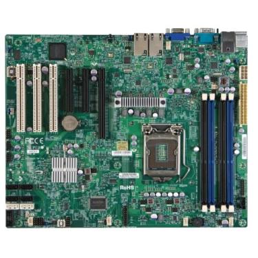 Imagem de Supermicro Placa-mãe para servidor X9SCAFB LGA1155/ Intel C204 PCH/ DDR3/ SATA3/ V&2GbE/ ATX