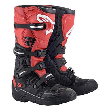 Imagem de Alpinestars 2015015-13-9 Botas Tecnologia-Adulto Unissex 5 Preto/Vermelho Tamanho 09 (Multi, Tamanho Único)