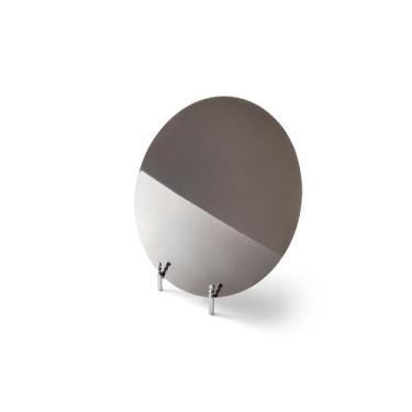 Imagem de Sousplat Pele Redondo Grafite - St James