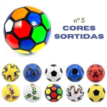 Imagem de Bola De Futebol N 5 Colorida Para Crianças - Elite, RJB2795