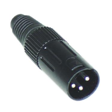 Imagem de Conector Canon Macho CSR Q-103BK Preto Inteiro