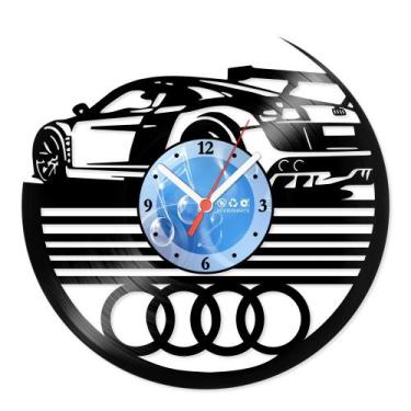 Imagem de Relógio De Parede Disco Vinil Carros - Audi R8 - VCA-030 - Modernarte