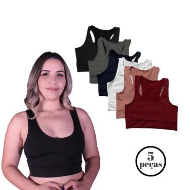 Imagem de Kit 5 Top Suplex Nadador Academia Fitness Ginástica Cross Caminhada - 