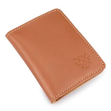 Imagem de Carteira Masculina Pequena Porta Cartão Cnh Dinheiro Em Couro Use Youn