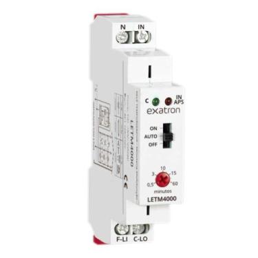 Imagem de Relé Temporizador Minuteria Multifunção Letm4000 Exatron