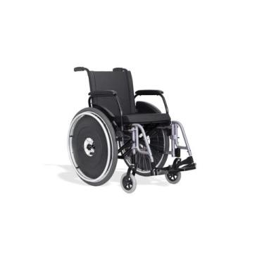 Imagem de Cadeira de Rodas AVD Alumínio AVD 44 CM Prata - Ortobras