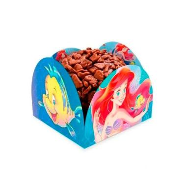 Imagem de Porta Forminha - Pequena Sereia Ariel  - 50 unidades - Regina - Rizzo