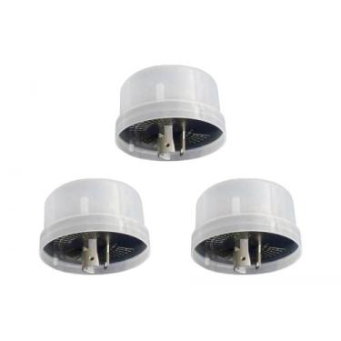 Imagem de Kit C/3 - Rele Qualitronix Fotocelula Para Base Nf Bivolt..., Bivolt