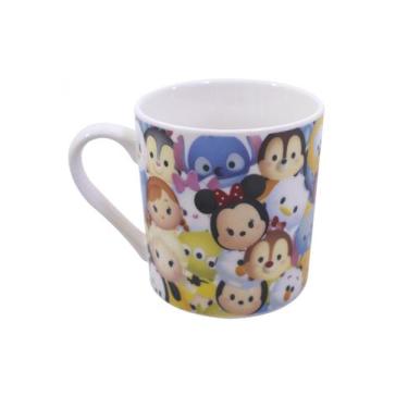 Imagem de Caneca De Porcelana Mickey e Minnie Tsum Tsum Personagens 250ml Disney