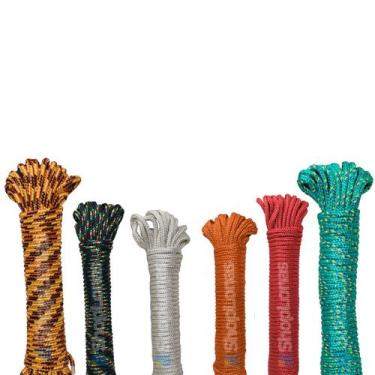 Imagem de Corda Seda Trançada PET Multicores Meada 6mm com 15m - Arteplas