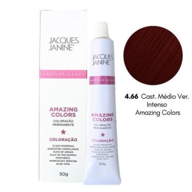 Imagem de Coloração Jacques Janine 4.66 Cast. Médio Verm. Intenso 50g