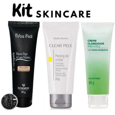 Imagem de Kit Skincare Máscara Removedora de Cravos + Peeling de Cristal + Clare