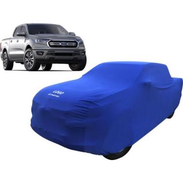 Imagem de Capa De Tecido P/ Proteger Carro Ford Ranger - Mz, Azul