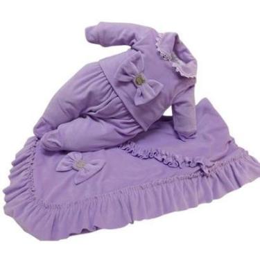 Imagem de Saída Maternidade Plush Inverno Bebê Menina Lessa Kids B8978-Masculino