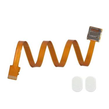 Imagem de PinQiongZhe Cabo de extensão de cartão micro SDHC adaptador de cartão TF FPC Micro SDXC leitor de cartão fio de extensão (25 cm)