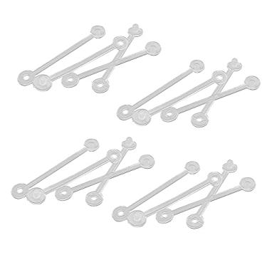 Imagem de 100 peças de plástico para supermercado, fecho de pressão para etiqueta de preço, trava de preço, suporte de etiquetas de plástico, fecho de botão de pressão para mercado de cestas, 8,3 cm