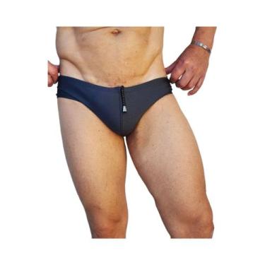Imagem de sunga sexy slip com tule transparência na parte de trás - ALVEZ ALVES 