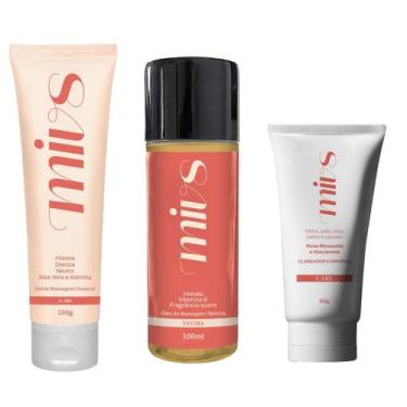 Imagem de Clareador Axila Virilha e Óleo Hidratante Lubri Deslizante - Mivs