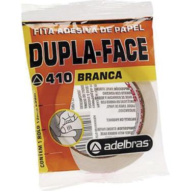 Imagem de Fita Dupla Face Pap.Bco Adelbras 12X30M - Kit C/6 RL
