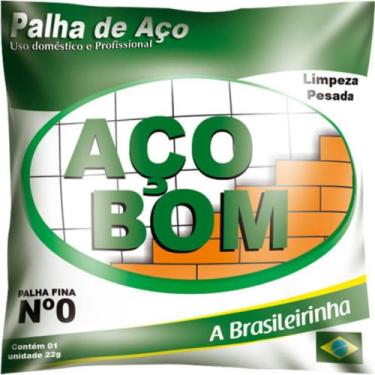 Imagem de Palha De Aco N.0 - 22Gr - Kit C/20 PC - ACO BOM