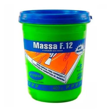 Imagem de Massa Calafetar F12 Viapol 400G Cerejeira
