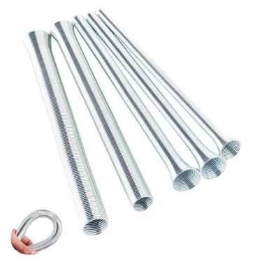 Imagem de BRYHZKCM Dobradores de tubos de mola mola, mola, dobradores de tubos O.D.1/4, 5/16, 3/8, 1/2, 5/8 polegadas kit de dobrador de tubos para tubos de aço de parede fina de alumínio de cobre, 5 peças