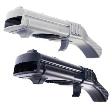 Imagem de Abridor de garrafa Cap Shooter, atirador divertido abridor de cerveja criativo para beber jogo festa familiar bar churrasco ao ar livre (preto + cinza)