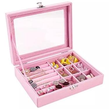 Imagem de Maleta porta joias com visor transparente 20x15x4,5 - C3B