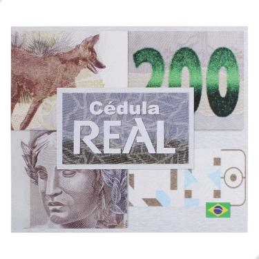 Imagem de Folder Encarte para Cédula de 200 Reais Descritivo 2ª Família