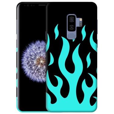 Imagem de GlamCase Capa para Samsung Galaxy S9 Plus, Samsung Galaxy S9 Plus - Design azul-petróleo com estampa fina e elegante de plástico rígido de encaixe/capa protetora para celular para Samsung S9 +