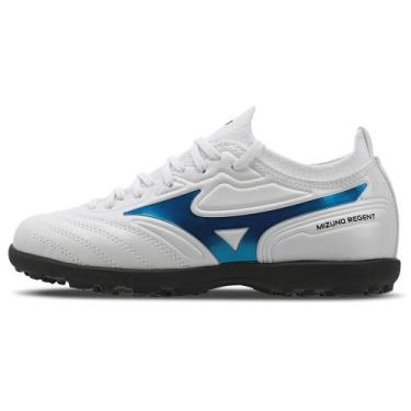 Imagem de Chuteira Society Mizuno Regent AS Junior, Branco, 32