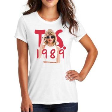 Imagem de Camisa Feminina Taylor Swift TS. 1989 The Eras Baby Look - DTF - SEMPR