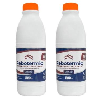 Imagem de Kit 2 Impermeabilizante Pó 800g Blinda Reboco Parede Reboter - VBRASIL