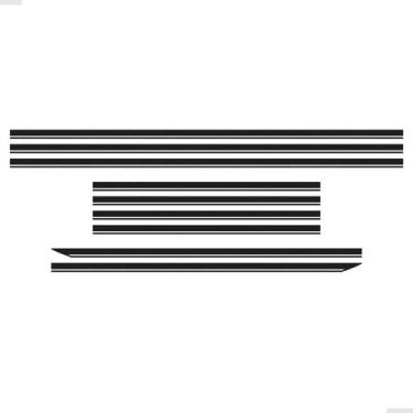 Imagem de Adesivo Para Veraneio Antiga 1966 1988 Faixa Preta Sportinox