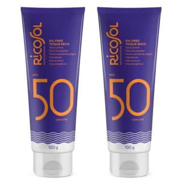 Imagem de Kit 2 und Ricosol Protetor Solar Oil Free FPS 50 - 100g