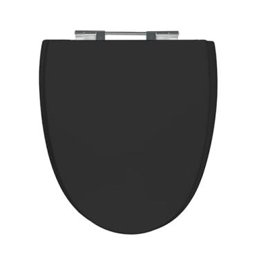 Imagem de Tampa de Vaso Up/Aloha Preto Mdf Sicmol