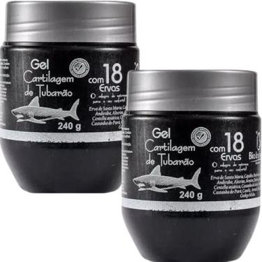 Imagem de 2 Gel Desodorante Massageador Bio Instinto Cartilagem de Tubarão 18 Er
