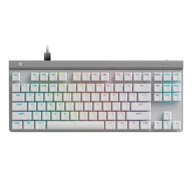 Imagem de Teclado Mecânico Gamer Logitech G515 com Design TKL, RGB LIGHTSYNC e S