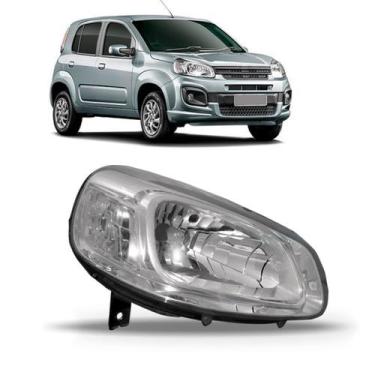 Imagem de Farol Uno 2015 A 2018 Cristal - SP ACESSÓRIOS, Direito