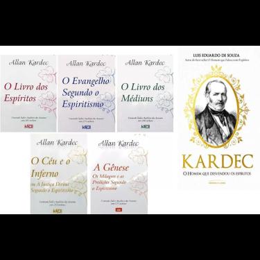 Imagem de Kit 6 livros allan kardec - espirita