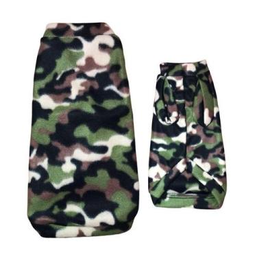 Imagem de Roupinha De Frio Para Cachorro - Camuflado Eg - Nicapet